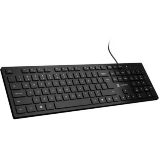 Teclado Genesis NKL-2341 magnético con retroiluminación y conexión USB cableada