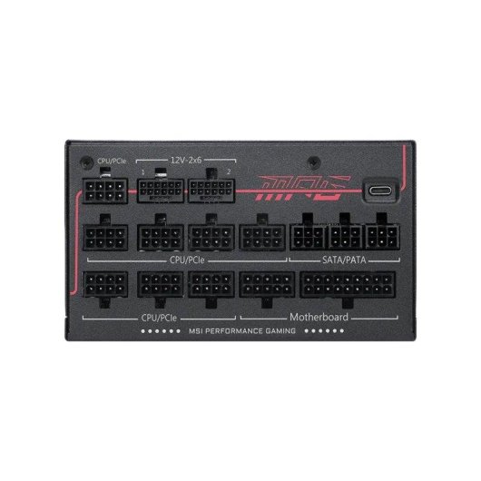 Alimentation MSI MPG Ai1300TS PCIE5 1300W 80 PLUS Titanium modulaire