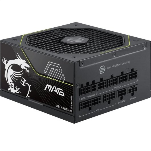 Fuente de Alimentación MSI MAG A1000PLS 1000W Certificación 80+ Platinum modular