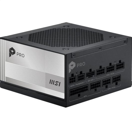 Fuente de Alimentación MSI PRO A1000PL PCIE5 1000W 80 Plus Platinum modular