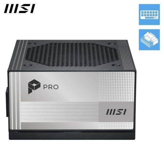 Fuente de Alimentación MSI PRO A1000PL PCIE5 1000W 80 Plus Platinum modular