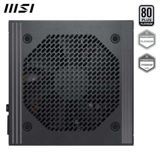 Fuente de Alimentación MSI PRO A1000PL PCIE5 1000W 80 Plus Platinum modular