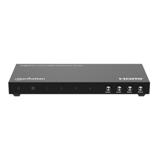 Multiview HDMI-Switch 4x1 Manhattan 4K@30Hz PiP Schwarz