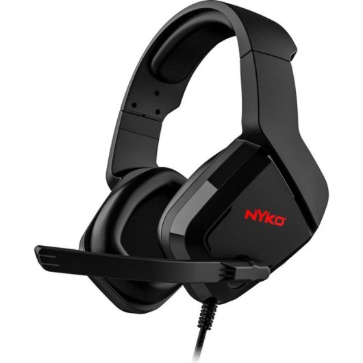 Auriculares Nyko con cable, conexión cableada para gaming, color negro