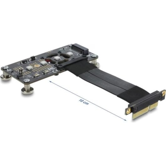 Adaptador PCIe 3.0 x4 a M.2 Key M Delock RGB con Lüfter