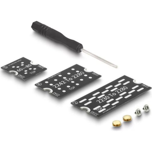 Adaptador PCIe 3.0 x4 a M.2 Key M Delock RGB con Lüfter