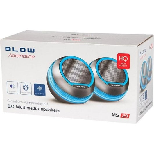 Lautsprecher Blow PC 2.0 Klinke 3,5 mm 6W mit Lithium Akku USB