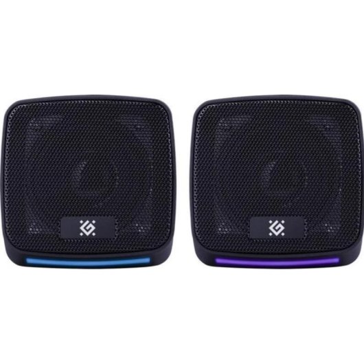 Altavoces Defender PC 2.0 USB 6W con LED y conexión jack 3,5 mm
