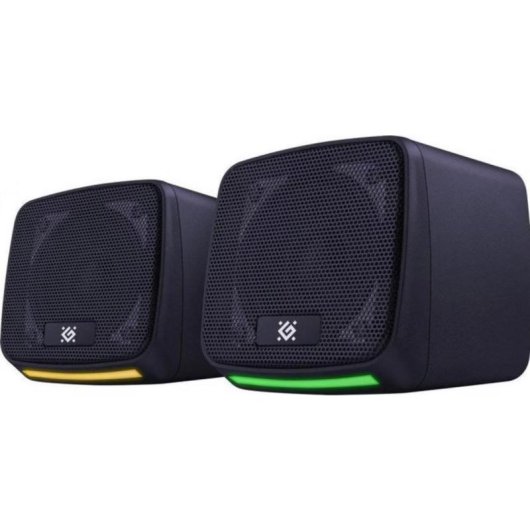 Altavoces Defender PC 2.0 USB 6W con LED y conexión jack 3,5 mm