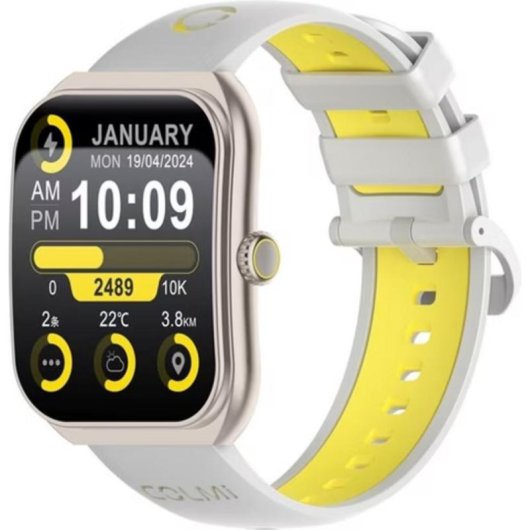 Colmi P86 GPS Bluetooth 44mm Oro Correa Oro Talla Única Pulsómetro Monitor Sueño