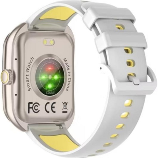 Colmi P86 GPS Bluetooth 44mm Oro Correa Oro Talla Única Pulsómetro Monitor Sueño