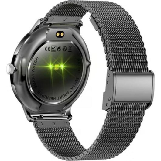 Colmi V89 Steel Bluetooth GPS 43mm Negro Smartwatch Pulsómetro SpO2 Monitor Sueño