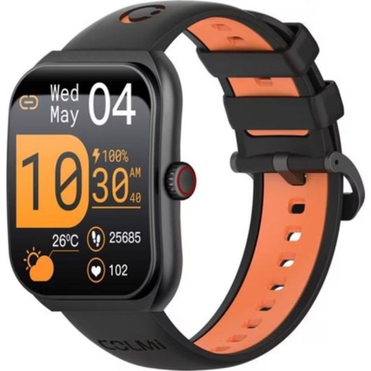 Colmi P86 Bluetooth GPS 44mm Negro Talla Única Resistencia al Agua IPX7 Pulsómetro