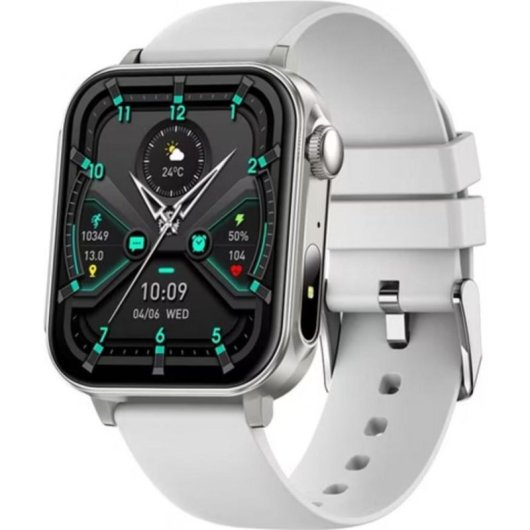Colmi P80 Bluetooth 1,83" Argent Smartwatch Android iOS Pulsomètre IP67