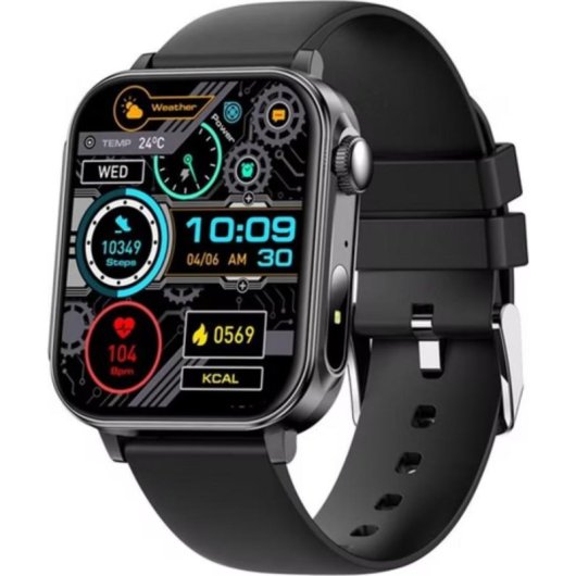 Colmi P80 Bluetooth 1,83" Noir Étanche IP67 Pulsomètre Montre Connectée