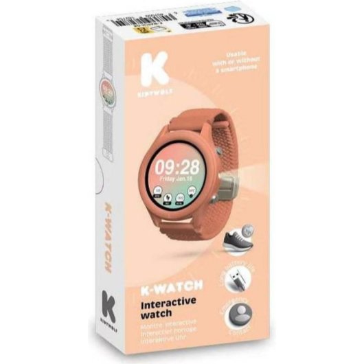 Kidywolf Kidywatch Coral Bluetooth 1.34" Kupfer Talla Única Resistente al Agua