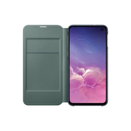 Capa para telemóvel Samsung EF-NG970 Folio preta com bolso para cartões para Galaxy S10e