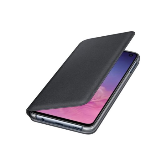 Capa para telemóvel Samsung EF-NG970 Folio preta com bolso para cartões para Galaxy S10e