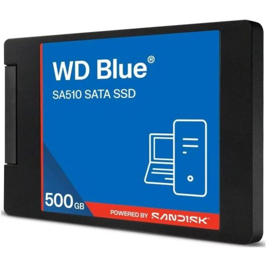 Disque Dur Sandisk WD Blue SA510 500GB SATA SSD 560MB/s TRIM Support