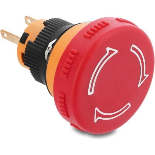 Fußtaster Delock 22117 rot IP65 250V 5A