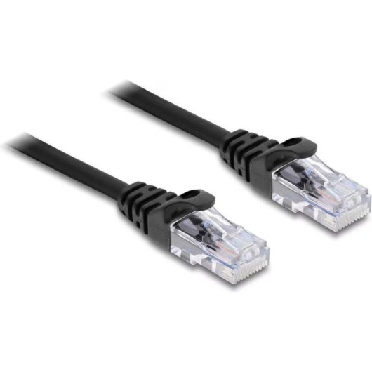 Cable de Red Delock RJ50 Ultraflexible CAT5e 3m Negro
