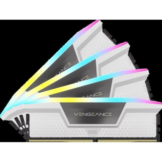 Memoria RAM Corsair Vengeance RGB 16GB 2x8GB DDR5 5200MHz AMD EXPO Blanca