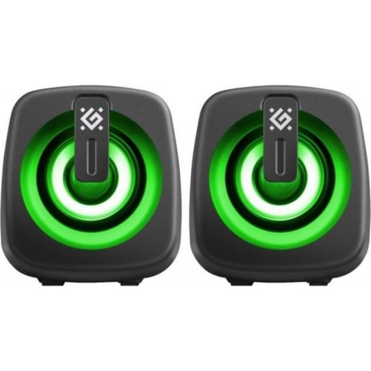 Lautsprecher Defender PC 2.0 USB 6W mit LED-Beleuchtung und kompakter Bauweise
