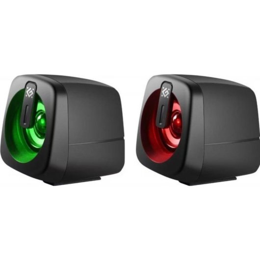 Lautsprecher Defender PC 2.0 USB 6W mit LED-Beleuchtung und kompakter Bauweise