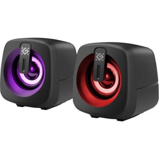 Lautsprecher Defender PC 2.0 USB 6W mit LED-Beleuchtung und kompakter Bauweise