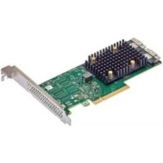 Carte Réseau Broadcom 9600-8i8e PCIe 4.0 12 Gbit/s 16 Ports Low Profile