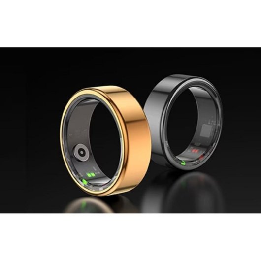 Anillo inteligente Colmi R02 Talla 11 Bluetooth IP68 Autonomía 6 días Acero Negro