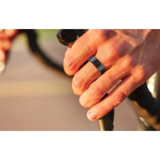 Anillo inteligente Colmi R02 Talla 11 Bluetooth IP68 Autonomía 6 días Acero Negro