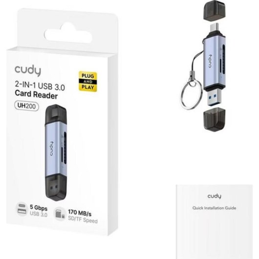 Lettore di schede Cudy UH200 USB 3.0 microSD e SD