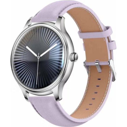 Colmi L28 Bluetooth NFC 1,69'' Roxo Pulseira de Couro Smartwatch