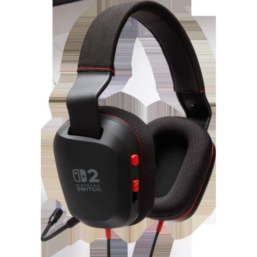 Auriculares PowerA NSHS0581 con cable USB para gaming, micrófono y control volumen, negros