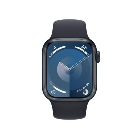 Apple Watch Series 9 4G GPS 41mm Negro S/M Resistencia Agua IP6X SpO2 Pulsómetro
