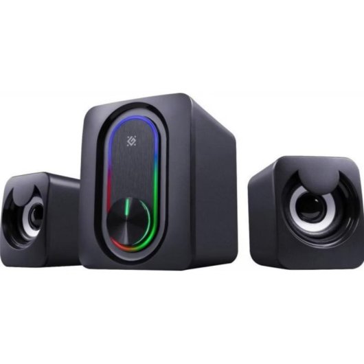 Colunas Defender PC 2.1 Bluetooth 11W com RGB e USB