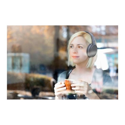 Cuffie Philips TAH5205BK/00 wireless e cablate Bluetooth per chiamate e musica nere