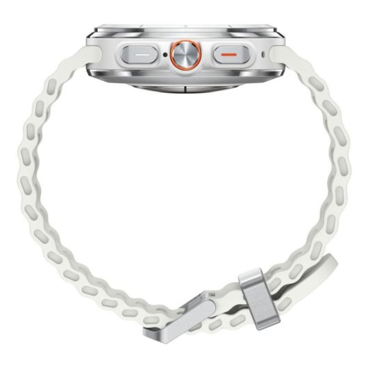 Samsung Galaxy Watch Ultra 4G GPS 47mm AMOLED Blanc Taille Unique Étanche IP68 Pulsomètre