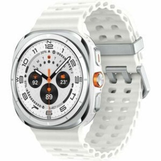 Samsung Galaxy Watch Ultra 4G GPS 47mm AMOLED Blanc Taille Unique Étanche IP68 Pulsomètre