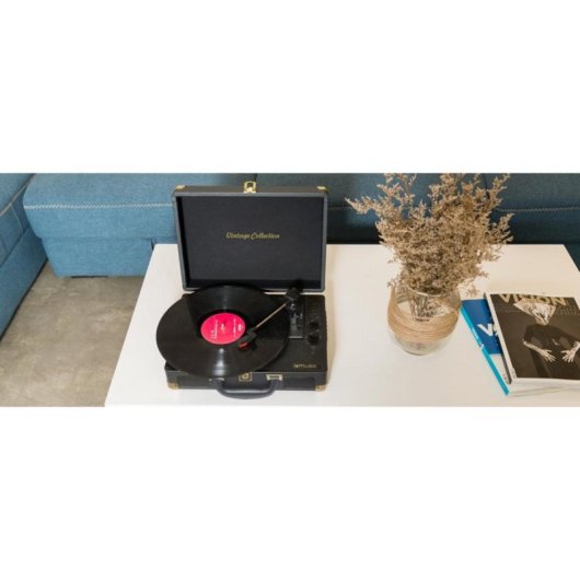 Tournedisque Muse MT-103 GD Noir Bluetooth USB 33/45/78 RPM