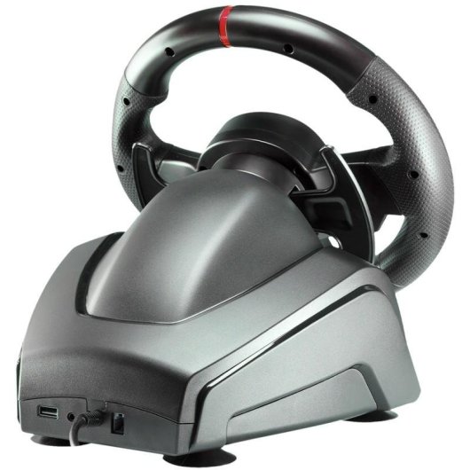 Volante Subsonic SA5658 + Pedales + Palanca de control USB Negro