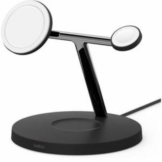 Carregador Sem Fios Belkin WIZ017vfBK 15W Preto para iPhone, Apple Watch e AirPods