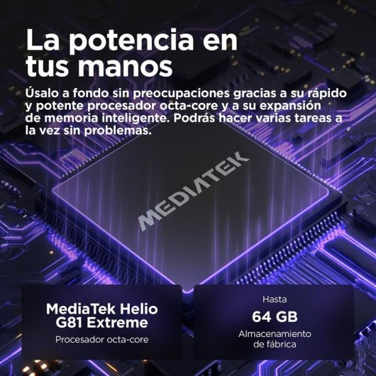 Motorola Moto E15 4G 2GB 64GB Lavanda 6,67" Dual SIM
