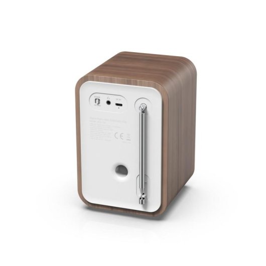 Radio Personale Denver DAB-48WHITE DAB+ FM Bluetooth Bianco Legno