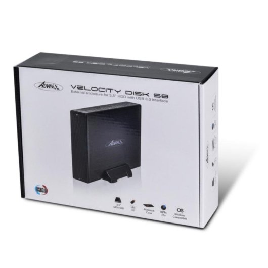 Caja PC Advance BX-308U3 3.5" Aluminium Noir Hot-swap USB Type-B