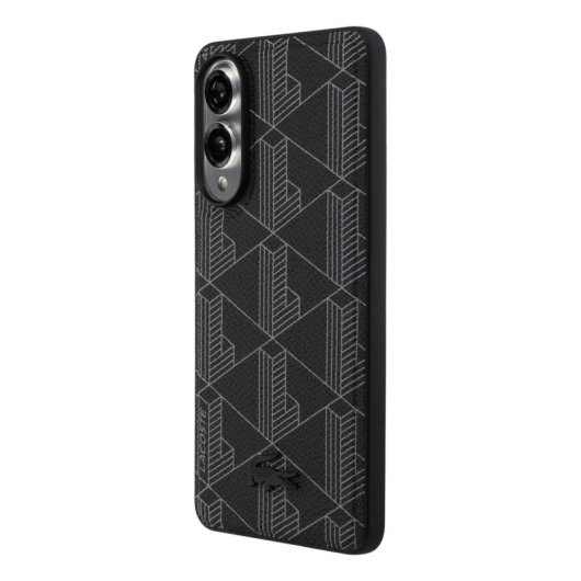 Hülle Samsung GP-LCHMS25PBSK Cover Bedruckt Schwarz für Galaxy S25 Edge 6,7"
