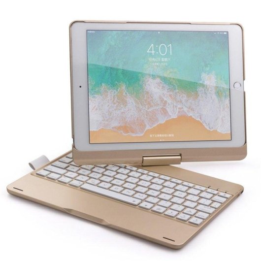 Funda con Teclado Bluetooth Royal Bailey F102as para iPad 10.2/Air 10.5/Pro 10.5