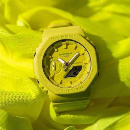 Montre Casio G-Shock GA-2100-9A9ER Unisexe Anti-Chocs et Étanche