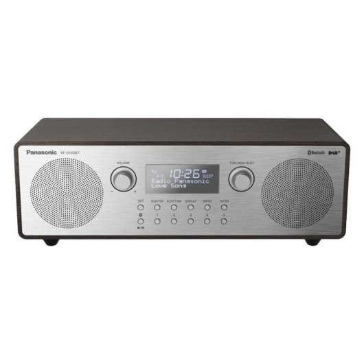 Radio Portátil Panasonic RF-D100BT DAB+ FM Bluetooth 10W LCD Negro/Gris